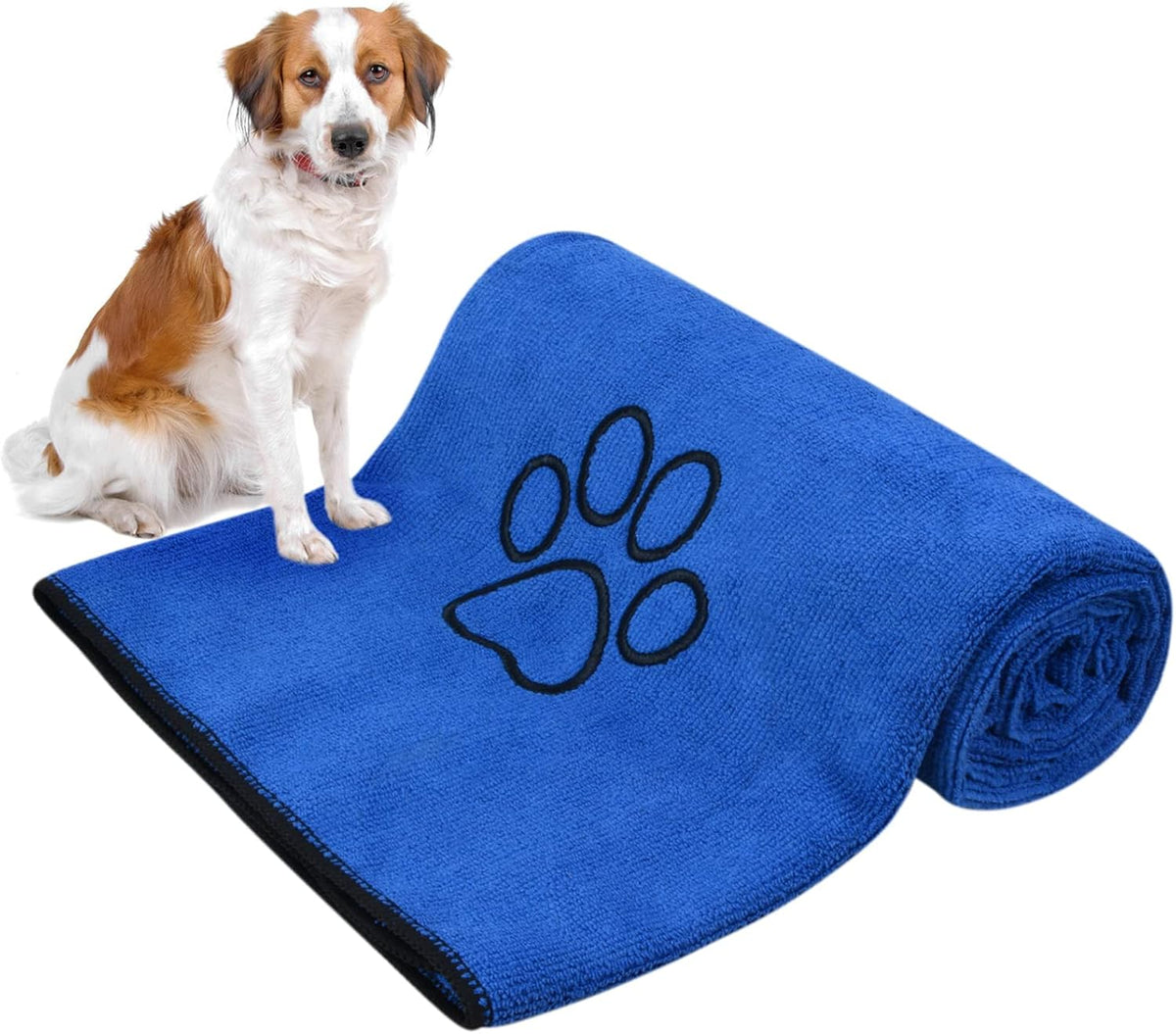 KinHwa Dog Towels for Drying Dogs - 30inchx50inch / Dark-blue