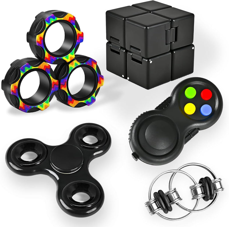 5PC Fidget Toys Adults Set Fidgets for Classroom Must Have - 1 / PACK A