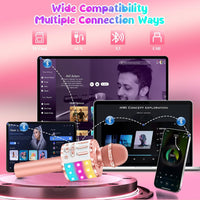 Karaoke Microphone Toys for Kids - Rose Gold - image 3
