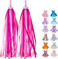 Bike Streamers Bike Tassels for Kids 1 Pair - Pink
