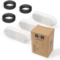 Cat Water Fountain Filter Replacement for Stainless Steel Pet Fountain – Essentials for Cats - 3+3 Pack - image 2