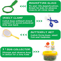 24 Pcs Kids Explorer Kit & Bug Catcher Kit for Kids - image 3