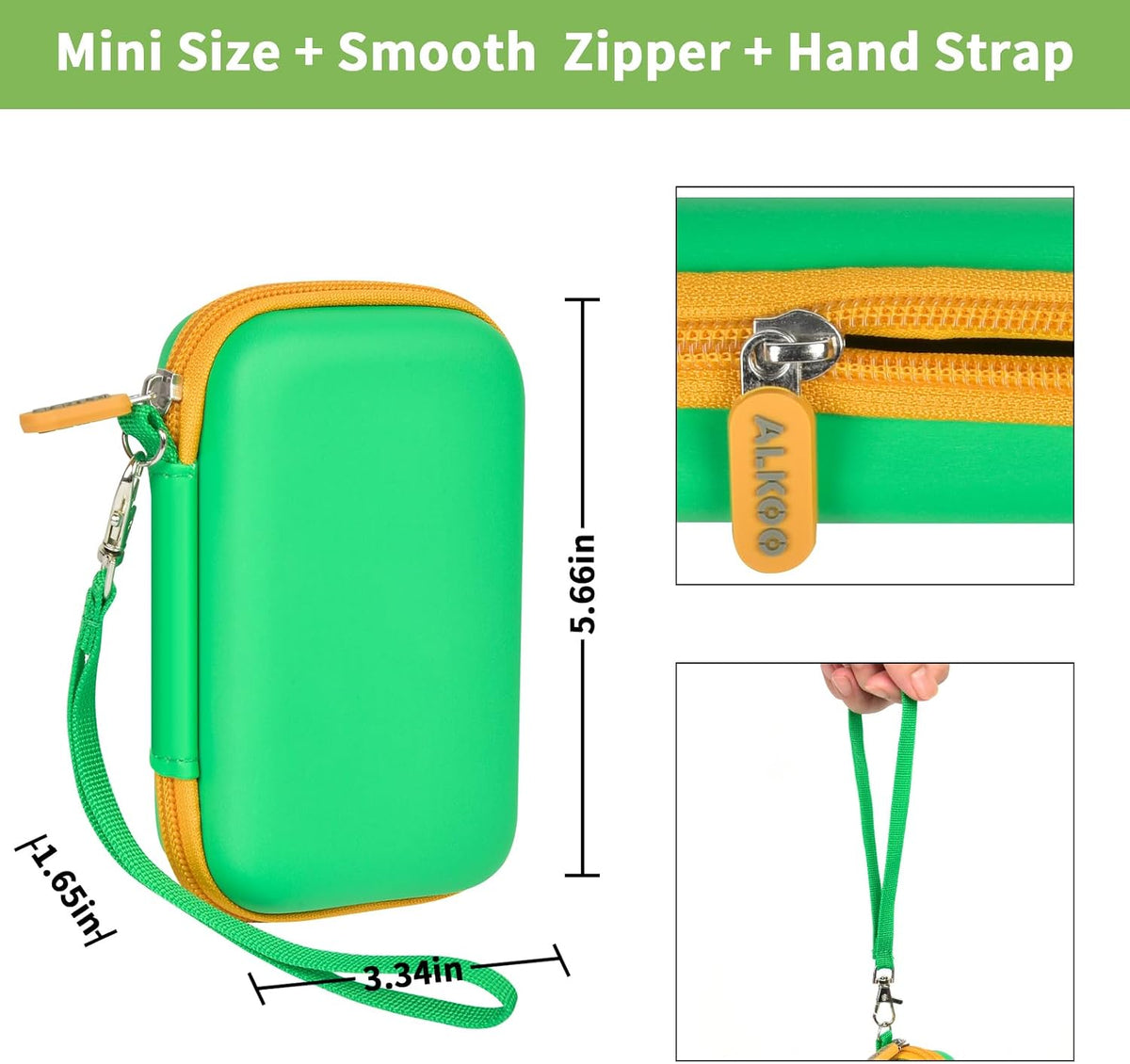 ALKOO kids smartphone case, zip carrying box for kids toy phones and learning cameras - view 18