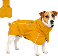 Tuff Pupper Waterproof Dog Raincoat - Summit Yellow / Small (15-25 lbs)