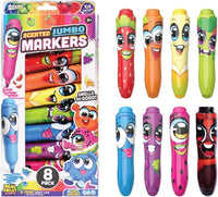 Scentos 16 pack jumbo scented markers for kids in fruit colors