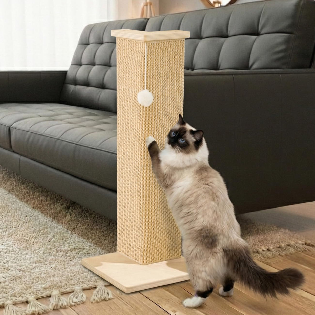 PETKARAY Couch Corner Cat Scratcher - Corner / Large