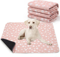 Washable Pee Pad for Dogs of 2Pack Reusable Puppy Non-Slip Pet - 18*24 / Pink