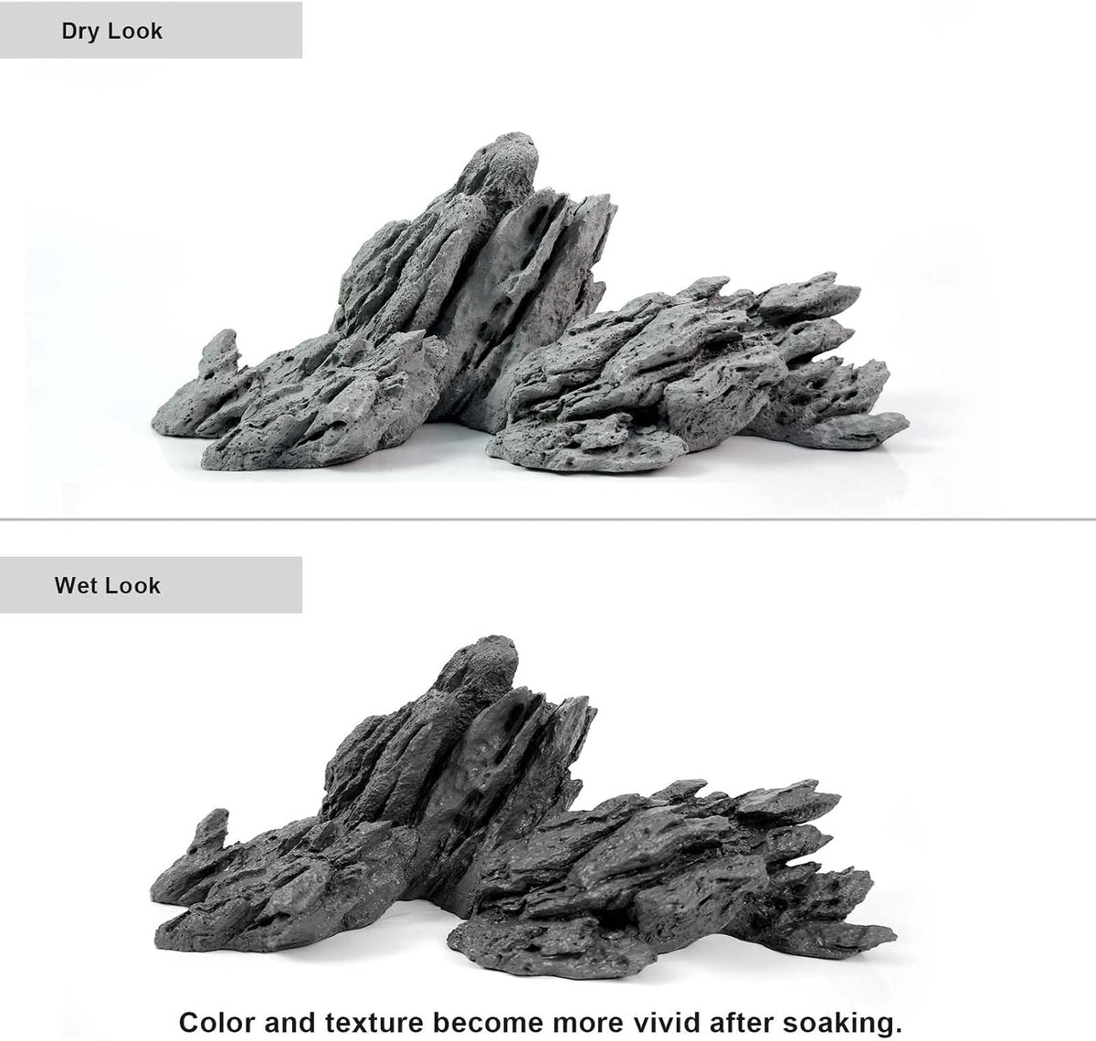 FZONE Aquarium Rocks Aquascaping - 07: Seiryu Stone: 13''×6.3''×5.9'' - image 3