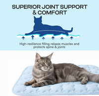 Luciphia Dog Cooling Mat, Q-MAX>0.5 Non-Slip Self-Cooling Pad for Pets – Essentials for Dogs - Light Blue / 40x60 inches - image 4