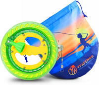 YFAFENGS blue kite string reel with safety lock and 1000 ft of kite line - view 6