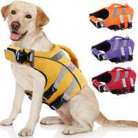 Kuoser Reflective Dog Life Jacket - M (Chest Girth:20.5-25.2'') / 2#Yellow