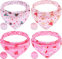 PAWCHIE Dog Bandanas Small Reversible Styles Pet Triangle Scarf Bibs - Christmas Style / Small