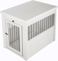 New Age Pet ECOFLEX Large Furniture Style Dog Crate & End Table - Antique White / 29.5"L x 21.1"W x 25.2"H - image 4