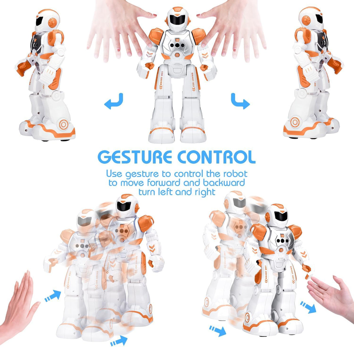 KingsDragon Robots Toy for Kids - Orange - image 4