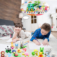 70Pcs Animal Erasers for Kids Desk Pets - 70 - image 2
