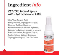 Zymox Topical Hot Spot Spray for Dogs and Cats with 1% Hydrocortisone, 2oz
