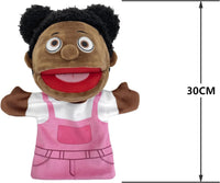 Family Hand Puppets for Kids, Includes Grandpa, Grandma, Dad - Style2 - Daughter