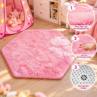 DISHIO Ball Pits with 50 Balls - Pink-with Pink Rug - image 4