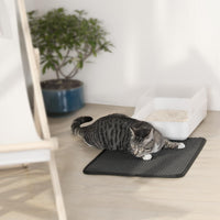 Conlun Cat Litter Trapping Mat for Small Spaces - Black / Medium (23.6" x 14.6") - image 4