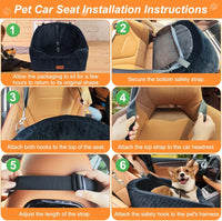Vivifying Dog Car Seat for Small Dogs - Black - image 4