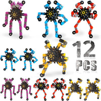 12 Pack Funny Sensory Fidget Toys - Multicolor - 12pcs