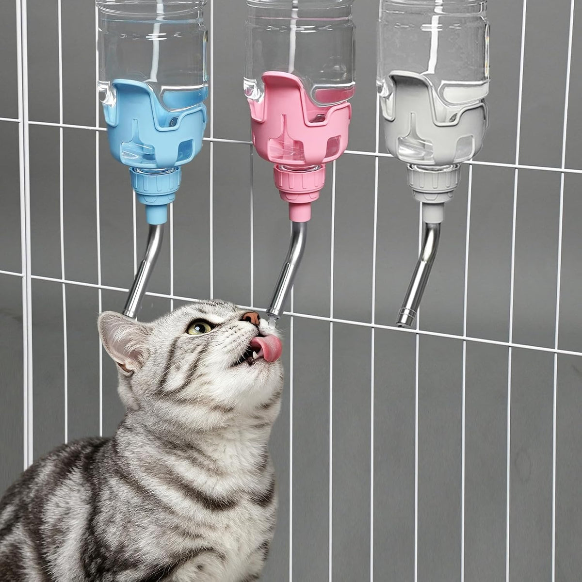 Vannon Water Bottle for Small Animals - 15oz / Grey - image 4