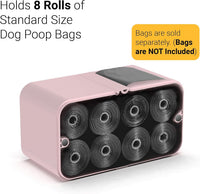 SVD.PET Dog Poop Bag Dispenser, Wall Mount Waste Bag Dispenser - Primrose Pink / 1 Dispenser only - image 4