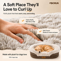 Miorun Fluffy Orthopedic Dog Beds Large Sized Dog - Sand / XL(48", UP to 110lbs) - image 2