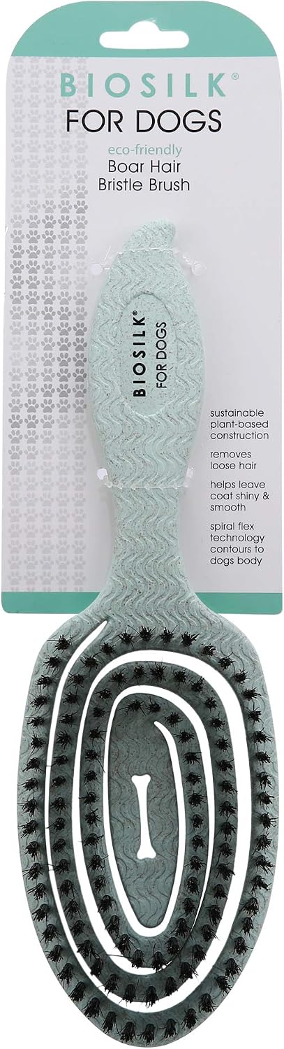 BioSilk for Pets Eco-Friendly Detangling Pin Brush for Dogs – Essentials for Dogs - Detangling Pin Brush / 1 Count (Pack of 1)