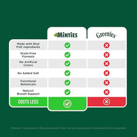 Minties Dental Treats for Cats, Salmon Flavored Treats for Cats, Freshens Breath and Controls Tartar, 10oz