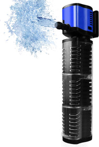 Aquarium Filter for 55-150 Gallons Tank - Black / 75-200 Gallon Fish Tank