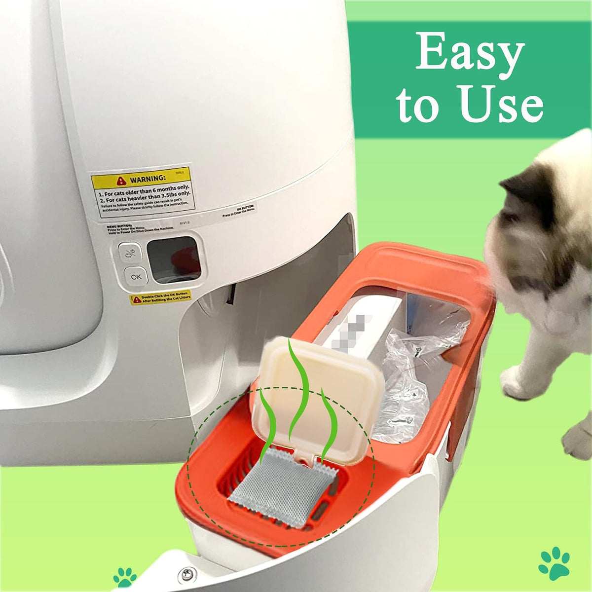 12 PCS Odor Eliminator for PuraMax Self-Cleaning Cat Litter Box – Daily Care for Cats - image 2