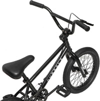 cubsala Crossea 18 20 Inch Kids Freestyle BMX Bike for 5-13 Years Old – Fun for Kids & Family - Black & Black / 18 Inch / Without Pegs - image 4