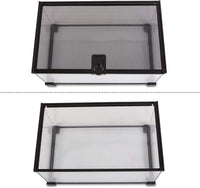 REPTI ZOO 10 Gallon Reptile Tank Glass Natural Cages Terrarium 20" x - image 4