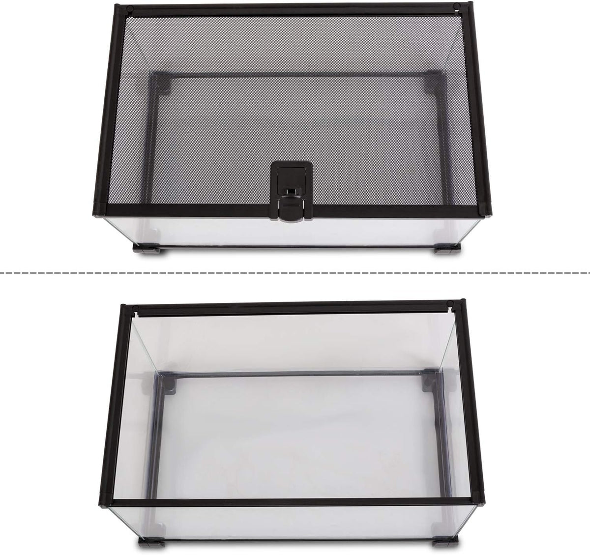 REPTI ZOO 10 Gallon Reptile Tank Glass Natural Cages Terrarium 20" x - image 4
