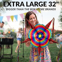Mexican Piñata, Christmas Pinata - Red Extra Strong 32" - image 3