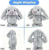 Hopearl Talking Singing Cowgirl Repeats What You Say Girl Walking - Gray Bunny - image 3
