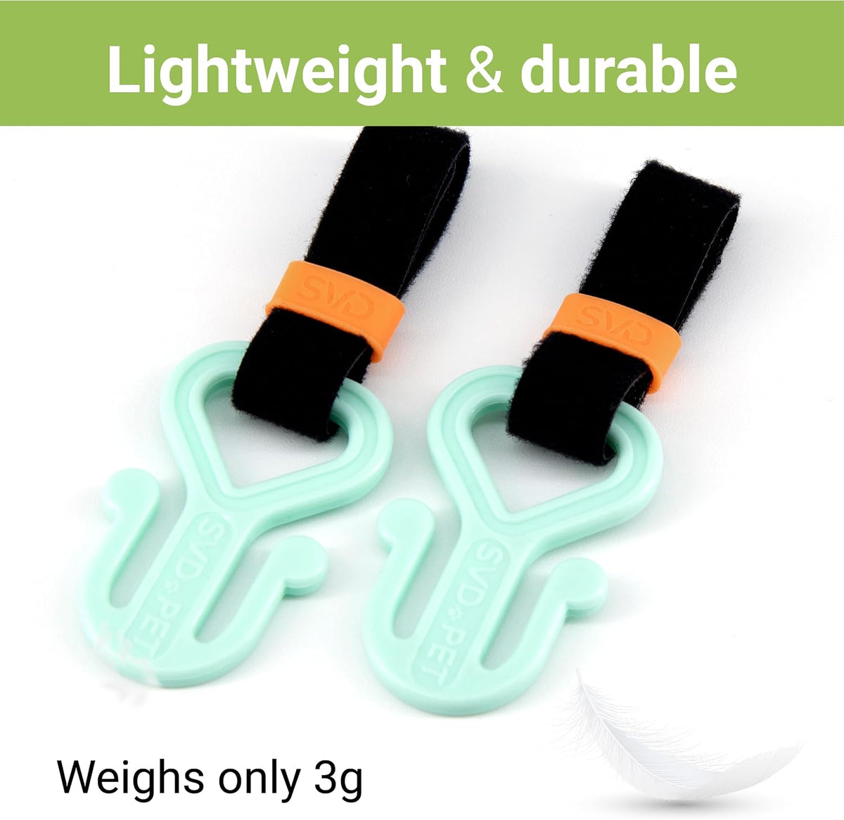 SVD.PET Dog Poop Bag Holder, Waste Bag Holder - 2 Count (Pack of 1) / Spearmint - image 2