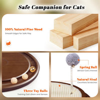 Cat Scratcher, Cat Natural Sisal Scratching Pad - Walnut Color - image 4