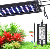 SEAOURA WRGB DIY Aquarium LED Light with Thermometer for 18-24in Fish - For 48'' - 54'' Tank