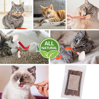Cat Toys Cat Chew Toys, Silvervine Sticks Catnip Rope Toys for Cats Teeth Cleaning, Kitten Dental Care, Kitty for Indoor Cats Increase Appetite,Enhances Oral & Dental Health (21 Pack)