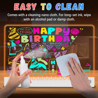 16" Rechargeable LED Drawing Board for Kids, 7 Colors - White3 / 2PACK - image 4
