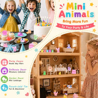 DIYDEC 60PCS Luminous Mini Resin Animals 60 Styles Miniatures Glow - 85PCS Luminous Mini figures - image 4