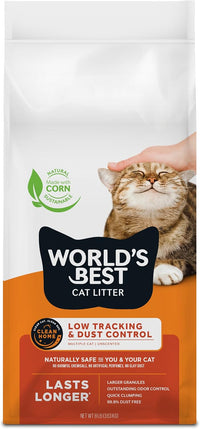 World's Best Cat Litter Low Tracking & Dust Control, Unscented - 8lb - image 2