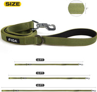 Fida Heavy Duty Dog Leash for Medium Large Dogs - 4 Feet (Pack of 1) / Green - image 2