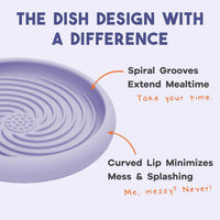 Lick Dish, Silicone Lick Mat + Slow Feeder for Cats & Small Dogs - Periwinkle / Small - image 4