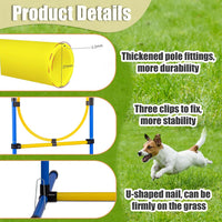 Dog Agility Course Backyard Set，Dog Agility Equipment - 10 PCS SET - image 2
