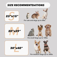 1 Pack 3 Puppy Blanket, Fleece Pet Small Dog Blanket for Puppy Cat, 40"x30" – Essentials for Dogs - Large(40"x30") / Bone/Love/Star - image 4