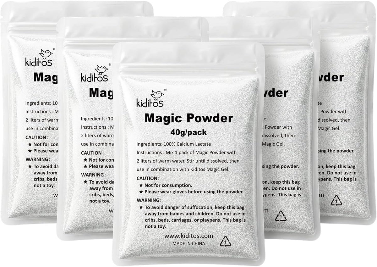 Kiditos Magic Water Elf Powder Refill, Calcium Lactate Powder
