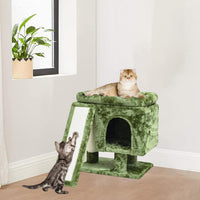 SYANDLVY Gothic Cat Tree with Coffin Bed for Indoor Cats - Green - image 4